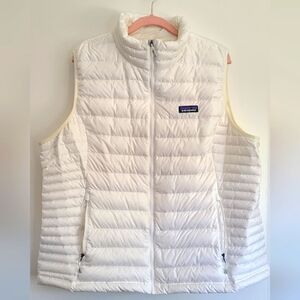 Patagonia Down Vest White